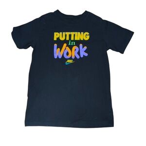 Nike Boy's Black T-Shirt